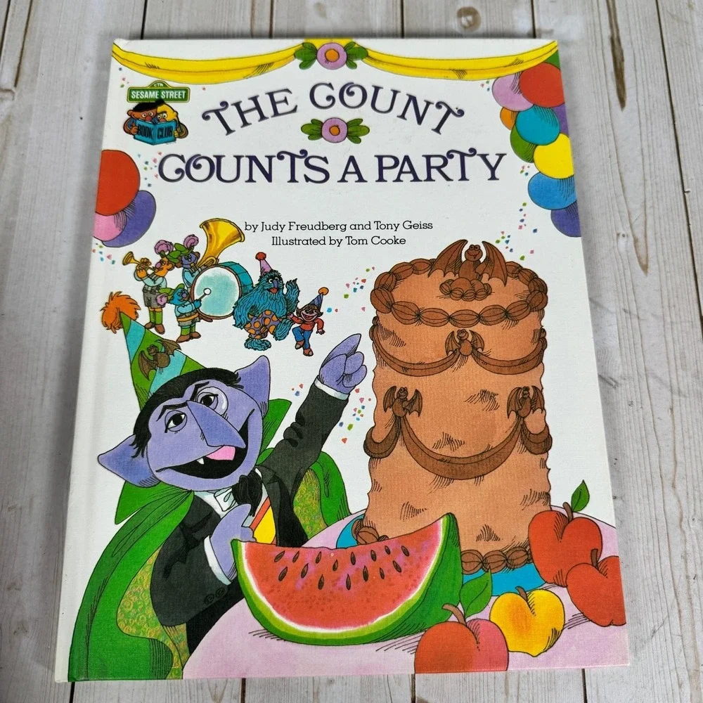 Vintage Sesame Street Book Club Lot 10 HC Kids Books‎ ABC Counting Learning
